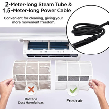 Load image into Gallery viewer, Portable 2500W Steam Cleaner with Heat Resistant Gloves and Multiple Nozzles for Home and Car