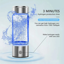 Load image into Gallery viewer, Rechargeable Hydrogen Water Generator with Single Button Activation and Transparent Container