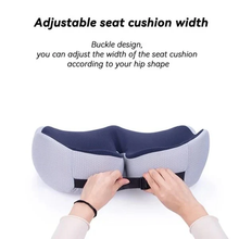 Load image into Gallery viewer, Contoured Memory Foam Seat Cushion with Adjustable Inserts and Washable Cover