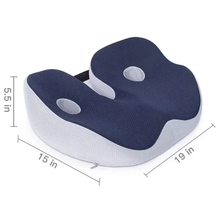 Load image into Gallery viewer, Contoured Memory Foam Seat Cushion with Adjustable Inserts and Washable Cover