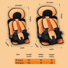 Load image into Gallery viewer, Child Car Seat Cushion with Five Point Harness and Breathable Mesh, Adjustable