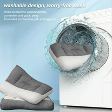 Load image into Gallery viewer, Contoured Neck Support Pillow with Dual Height Zones and Side Sleeper Ear Recess