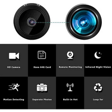 Load image into Gallery viewer, Compact Home Security Camera with Night Vision and Two Way Audio