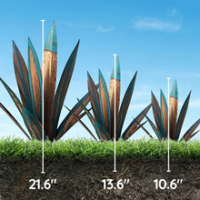 Load image into Gallery viewer, Large Metal Agave Decorative Plant with Weather Resistant Steel in Seven Colors