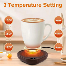 Load image into Gallery viewer, Electric Mug Warmer with 5.5 Inch Heating Plate, Three Heat Settings, and Auto Shut Off