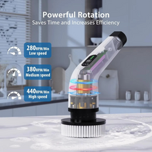 Load image into Gallery viewer, Cordless Electric Spin Scrubber Multipurpose Cleaning Brush for Kitchen, Bathroom, and Floor
