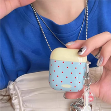 Load image into Gallery viewer, Cute Wave Point Silicone Anti Drop Bluetooth Earphone Case