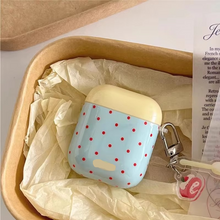 Load image into Gallery viewer, Cute Wave Point Silicone Anti Drop Bluetooth Earphone Case