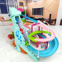 Load image into Gallery viewer, Dinosaur Paradise Climbing Stair Track Toy with Music