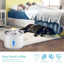 Load image into Gallery viewer, Stainless Steel Automatic Pet Water Fountain for Cats and Dogs