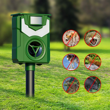 Load image into Gallery viewer, Outdoor Ultrasonic Animal Repeller with Infrared Sensor and Solar Power