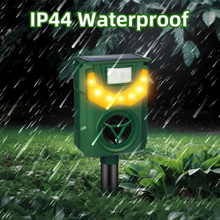 Load image into Gallery viewer, Outdoor Ultrasonic Animal Repeller with Infrared Sensor and Solar Power