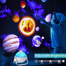 Load image into Gallery viewer, Starry Night Light Projector for Kids 360° Rotating Galaxy LED Lamp