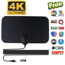Load image into Gallery viewer, 4K Digital TV Signal Receiver and Amplified HDTV Antenna for Indoor and Outdoor Use
