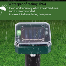Load image into Gallery viewer, Solar Powered Ultrasonic Mole and Pest Repeller for Garden and Yard