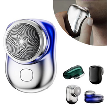Load image into Gallery viewer, Portable USB Electric Face Shaver for Men, Rechargeable Mini Beard Trimmer, Pocket Size Washable Razor