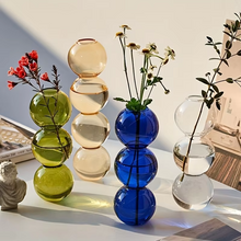 Load image into Gallery viewer, Nordic Glass Bubble Vase Clear Hydroponic Planter for Modern Home and Desk Decor