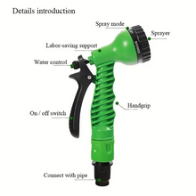 Load image into Gallery viewer, Expandable Magic Garden Hose with 7 Spray Functions and High-Pressure Water Gun