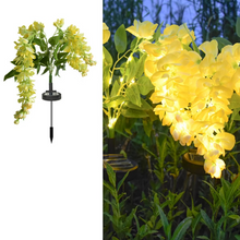 Load image into Gallery viewer, Solar Powered Wisteria Flower Garden Lamp