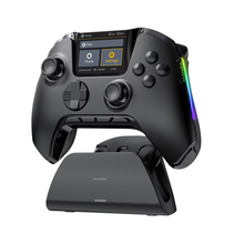 Load image into Gallery viewer, Wireless Interactive Gaming Controller with Touch Screen and Charging Dock for Mobile Devices and PC