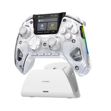 Load image into Gallery viewer, Wireless Interactive Gaming Controller with Touch Screen and Charging Dock for Mobile Devices and PC