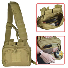 Load image into Gallery viewer, Tactical Range Bag with Dual Magazine Pouch and Crossbody Carry