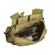 Load image into Gallery viewer, Tactical Range Bag with Dual Magazine Pouch and Crossbody Carry