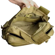 Load image into Gallery viewer, Tactical Range Bag with Dual Magazine Pouch and Crossbody Carry