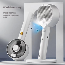 Load image into Gallery viewer, Pet Spray Massage Comb with One Click Hair Removal and UV Mite Control for Cats and Dogs