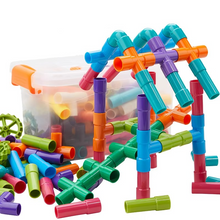 Load image into Gallery viewer, Kids Pipeline Building Blocks Water Construction Set
