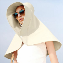 Load image into Gallery viewer, Women's Full Coverage Sun Hat with Large Brim and Neck Protection