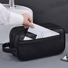 Load image into Gallery viewer, Portable Double Layer Toiletry Bag for Travel and Gym