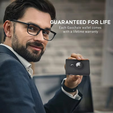 Load image into Gallery viewer, Men's Leather Wallet with AirTag Slot and RFID Protection