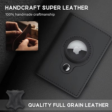 Load image into Gallery viewer, Men's Leather Wallet with AirTag Slot and RFID Protection