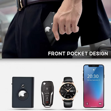 Load image into Gallery viewer, Mens Leather Wallet with AirTag Slot and RFID Protection