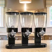 Load image into Gallery viewer, Dual Dry Food Dispenser for Cereal, Rice, and Nuts
