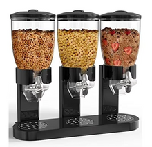 Load image into Gallery viewer, Dual Dry Food Dispenser for Cereal, Rice, and Nuts