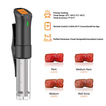 Load image into Gallery viewer, Precision Wi-Fi Sous Vide Cooker 200W Immersion Circulator with Stainless Steel Design