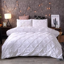 Load image into Gallery viewer, Luxury Black Pinch Pleat Duvet Cover Set King Size