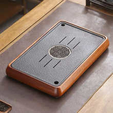 Load image into Gallery viewer, Chinese Water Storage Kung Fu Tea Tray for Elegant Tea Serving