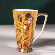 Load image into Gallery viewer, Luxury Bone China Coffee and Tea Set with The Kiss Art Design