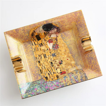 Load image into Gallery viewer, Luxury Bone China Coffee and Tea Set with The Kiss Art Design