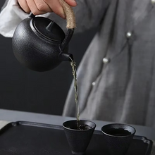 Load image into Gallery viewer, Handmade Japanese Stone Ceramic Mini Teapot 6.8 fl oz