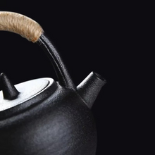 Load image into Gallery viewer, Handmade Japanese Stone Ceramic Mini Teapot 6.8 fl oz
