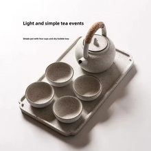 Load image into Gallery viewer, Handmade Japanese Stone Ceramic Mini Teapot 6.8 fl oz