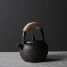 Load image into Gallery viewer, Handmade Japanese Stone Ceramic Mini Teapot 6.8 fl oz