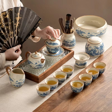 Load image into Gallery viewer, Modern Luxury Chinese Style Tea Set for Home or Office