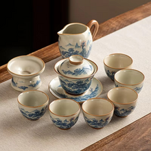 Load image into Gallery viewer, Modern Luxury Chinese Style Tea Set for Home or Office