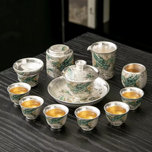 Load image into Gallery viewer, Handmade Pure Silver Tea Bowl with Cover