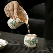 Load image into Gallery viewer, Handmade Pure Silver Tea Bowl with Cover